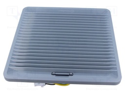 Fan: AC; axial; 230VAC; 74÷115m3/h; 42dBA; ball; IP54; grey