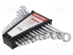 Double-sided; Chrom-vanadium steel; Plating: chromium; 12pcs.