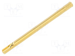 Test probe socket; Contact plating: gold-plated; soldered; 35mm