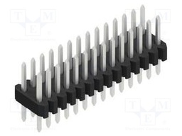 Connector: pin strips; pin header; male; PIN: 28; 1.27mm; THT; 2x14