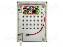 Power supply; IP56; 190÷260VAC; CCTV; PCB,plastic; AUPS; 24VDC