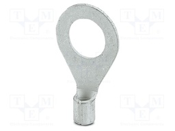 Non-insulated; Body: silver; Tip: ring