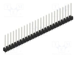 Connector: pin strips; pin header; male; PIN: 25; 2.54mm; THT; 1x25