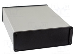 Enclosure: shielding; X: 165mm; Y: 220mm; Z: 55mm; aluminium; natural