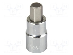 Socket; hex key,socket spanner; HEX 3mm; 1/2"; bit socket