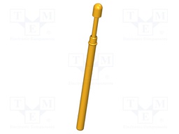 Test needle; Operational spring compression: 4mm; 5A; Ø: 2mm; 0.8N