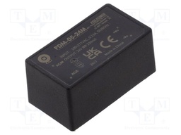 Converter: AC/DC; 5W; 85÷305VAC; Usup: 100÷430VDC; Uout: 24VDC; THT