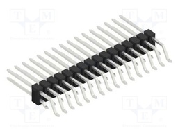Connector: pin strips; pin header; male; PIN: 32; 2.54mm; SMT; 2x16