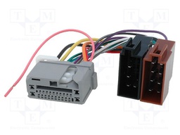 Connector; radio,ISO; Honda; PIN: 24