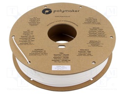 Filament: PLA Tough; 1.75mm; white; 190÷230°C; 750g; PolyMax™
