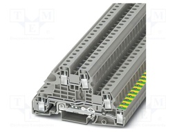 Splice terminal: rail; PA; terminals: 5; W: 8.2mm; H: 95mm; Body: grey