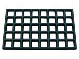 Electronic components tray; 610x370x20mm; rubber; 3.2kg