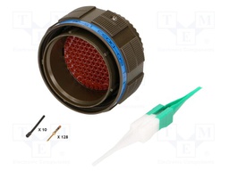 Connector: circular; D38999 series III; plug; male; PIN: 128; 5A