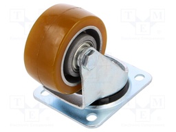Transport wheel; Ø: 80mm; W: 38mm; H: 111mm; torsional; 200kg