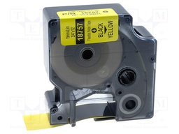 Tape; Width: 19mm; Colour: yellow; Character colour: black; L: 3.5m