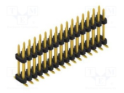 Connector: pin strips; pin header; male; PIN: 32; 2mm; SMT; 2x16