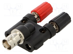 Adapter; 60VDC; Type: with transversal socket; max.115°C; 50Ω