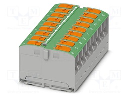 Splice terminal: rail; 24A; 450V; push-in; PA; L: 21.7mm; 0.14÷4mm2