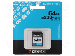Memory card; microSD; R: 200MB/s; W: 100MB/s; Class 10 UHS I U3