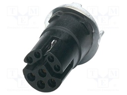 Connector: M12; contact insert; PIN: 8; 48V; straight; THR; Y