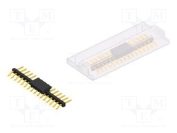 Connector: pin strips; pin header; male; PIN: 16; 2mm; SMT; 1x16