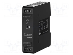 Power supply: switching; for DIN rail; 15.6W; 24VDC; 650mA; IP20