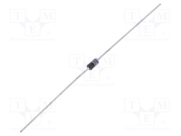 Diode: Zener; 0.5W; 6.8V; DO35; single diode; 3uA