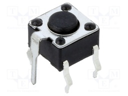 Microswitch TACT; SPST-NO; Pos: 2; 0.05A/24VDC; THT; none; 1.57N