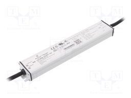 Power supply: switched-mode; LED; 60W; 12VDC; 500mA÷5A; 90÷305VAC