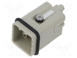 Connector: HDC; contact insert; male; EPIC H-Q; PIN: 12; 12+PE; 10A