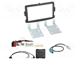 Adapter for control from steering wheel; black; Version: 2 DIN