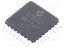 IC: AVR microcontroller; EEPROM: 256B; SRAM: 4kB; Flash: 32kB; Cmp: 1