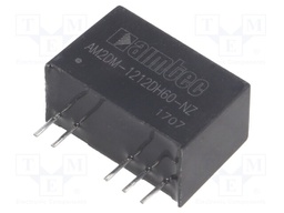 Converter: DC/DC; 2W; Uin: 10.8÷13.2V; Uout: 12VDC; Uout2: -12VDC