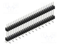 Connector: pin strips; pin header; male; PIN: 29; 1.27mm; SMT; 1x29