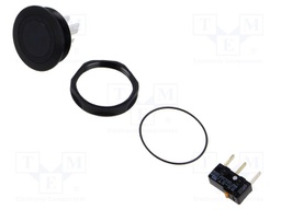 Switch: vandal resistant; Pos: 2; SPDT; 5A/125VAC; IP40; ON-(ON)