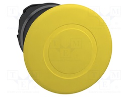 Switch: push-button; Stabl.pos: 2; 22mm; yellow; Illumin: none; IP66
