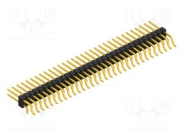 Connector: pin strips; pin header; male; PIN: 64; 2.54mm; SMT,THT