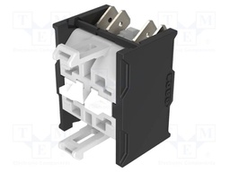 Contact block; 22mm; OptoHiT; front fixing; Contacts: NO x2