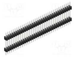Connector: pin strips; pin header; male; PIN: 36; 1.27mm; THT; 1x36