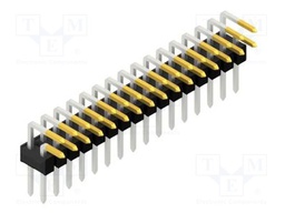 Connector: pin strips; pin header; male; PIN: 32; 2.54mm; THT; 2x16