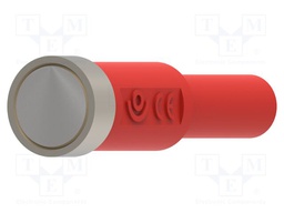 Adapter; red; Tip diameter: 10mm; Socket size: 4mm