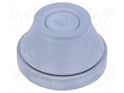 Grommet; with bulkhead; Ømount.hole: 48mm; EPDM; grey; Size: M50