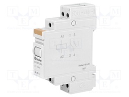 Relay: installation; monostable; NO x2; Ucoil: 12VAC; Mounting: DIN