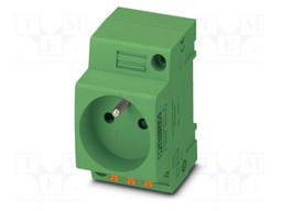 Connector: AC supply; socket; female; 16A; PIN: 3; push-in; 250VAC
