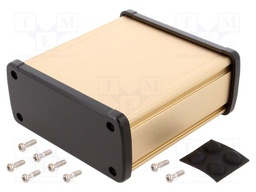 Enclosure: multipurpose; X: 115.1mm; Y: 119mm; Z: 51.6mm; aluminium