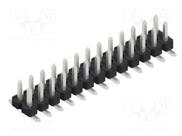 Connector: pin strips; pin header; male; PIN: 26; 2.54mm; SMT; 2x13