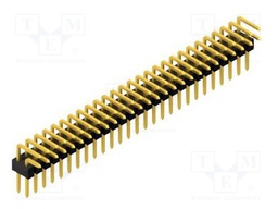 Connector: pin strips; pin header; male; PIN: 54; 2.54mm; THT; 2x27