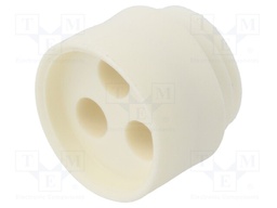 Insert for gland; with thread NPT; Size: NPT1/2"; Holes no: 3; 4mm