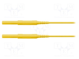 Test lead; 6kVDC; 6kVAC; 16A; 4mm banana plug-4mm banana plug