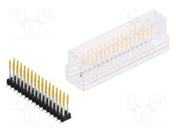 Connector: pin strips; pin header; male; PIN: 32; 2.54mm; SMT; 2x16